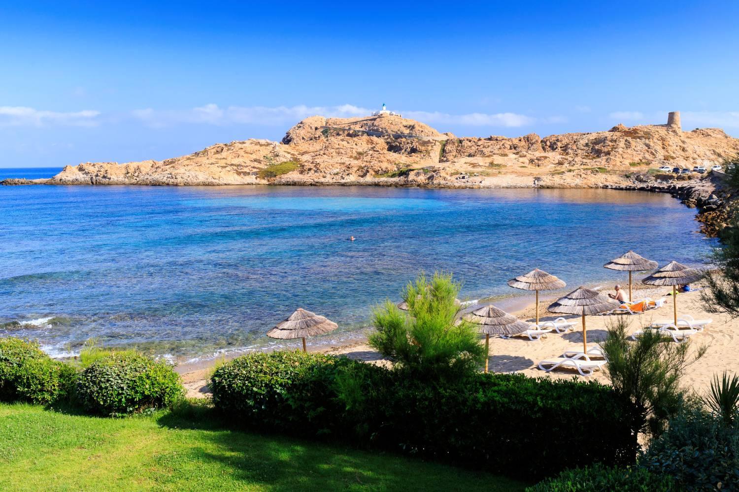 Plage de l'hôtel | Best Western Premier Hôtel Santa Maria à l'Île-Rousse