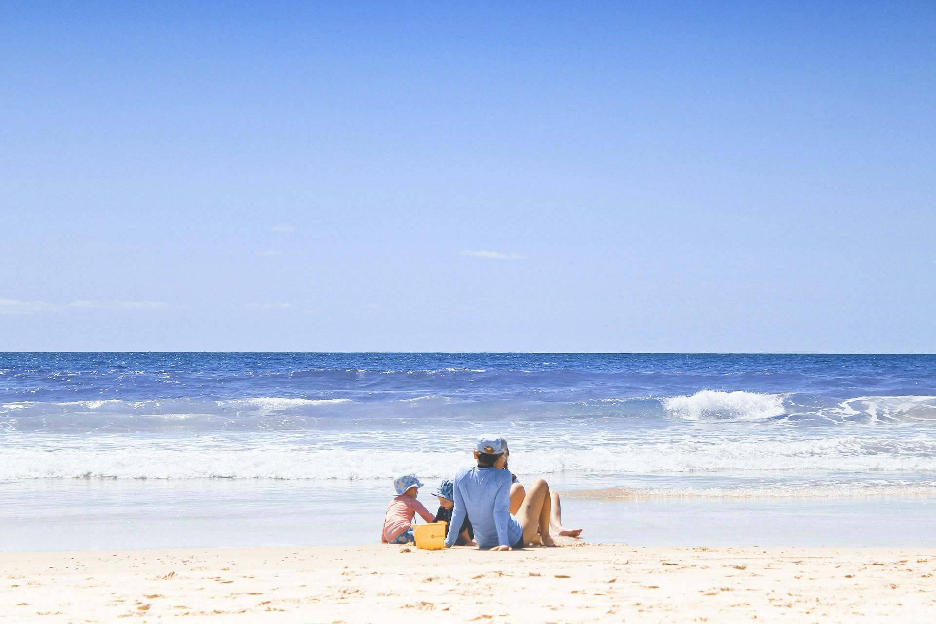 Sur La Plage en famille